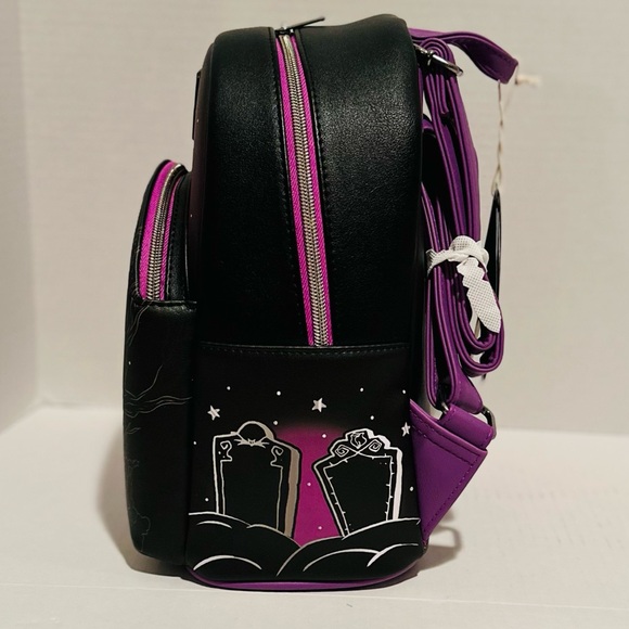 Loungefly Disney NWT NBC Zero Moon Doodle Mini Backpack - Picture 2 of 6